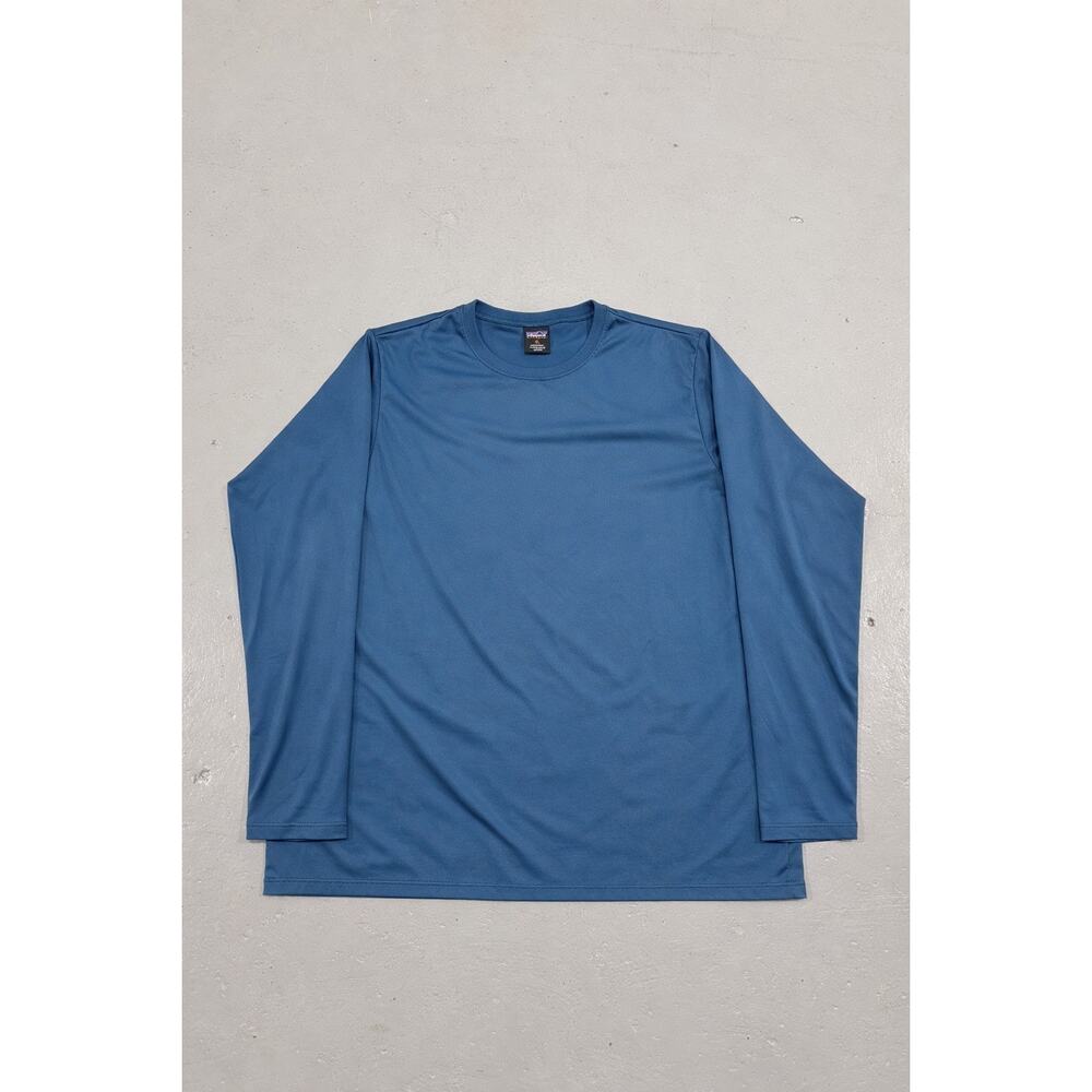 Patagonia Capilene Long Sleeve Performance Shirt Blue XL Lightweight Base Layer